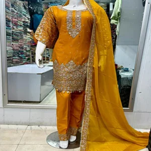 embroidery on chiffon price