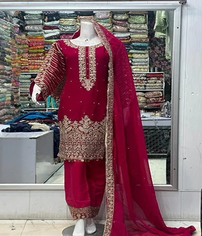 embroidery on chiffon price