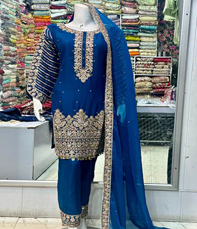 embroidery on chiffon price