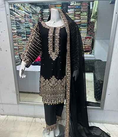 embroidery on chiffon price