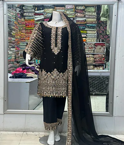 embroidery on chiffon price