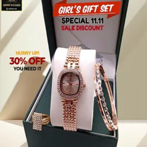girl jewelry and watch gift