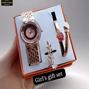 girls watch and bracelet set 2