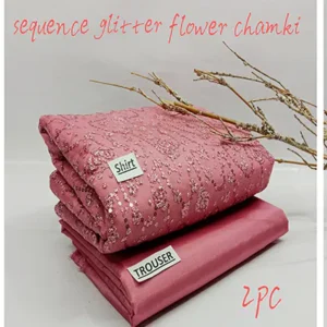 glitter sheet flowers suit