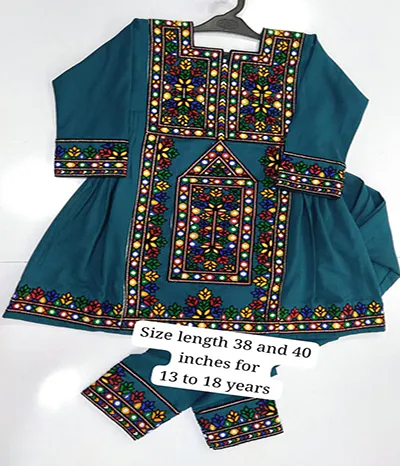 handmade balochi dress girls