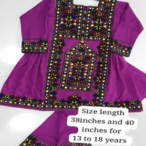 handmade balochi dress girls 4