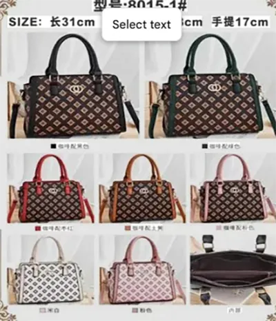 imported leather handbags A plus quality 3 1