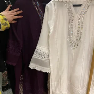 khaadi net dupatta with floral organza online