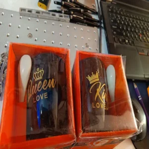 king queen mug set