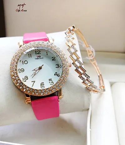 ladies watch time gold online 3