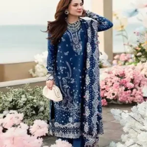 lawn cotton fabric qalamkar