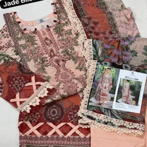 lawn stitched suits embroidered