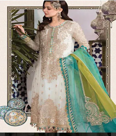 maria b chiffon suit