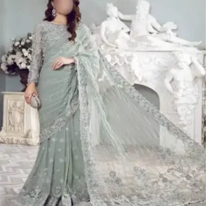 maria b saree EMBROIDERY