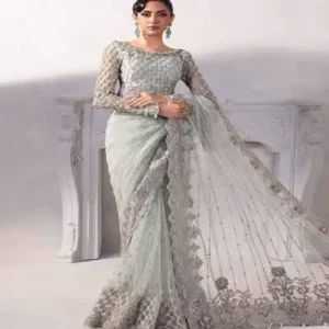 maria b saree EMBROIDERY 2