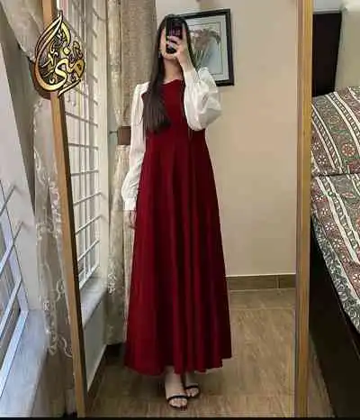 maxi georgette dress