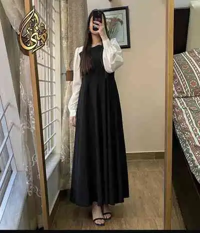 maxi georgette dress