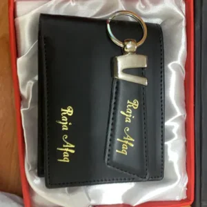 mens leather wallet set 5