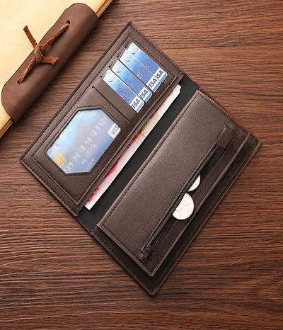mens long wallets