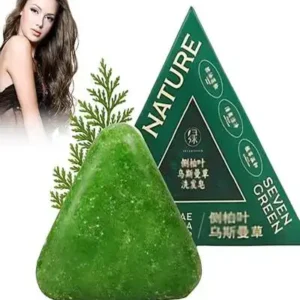 nature seven green soap shampoo