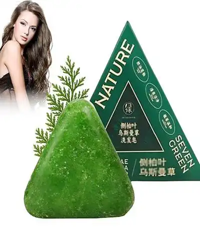 nature seven green soap shampoo