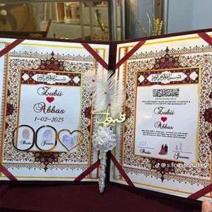nikah booklets