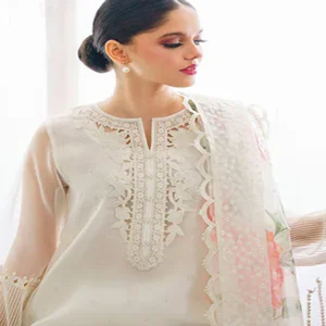 organza print dupatta