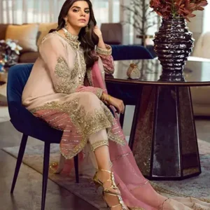 organza suit malai trouser