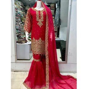 sharara dress chiffon 3