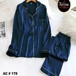 silk night suit for ladies