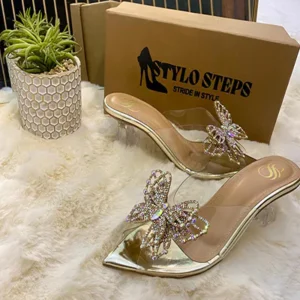 transparent heels shoes girl 3