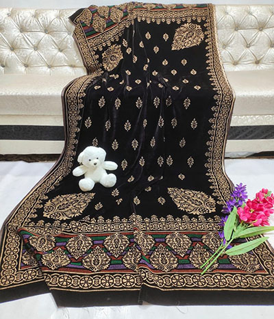 velvet shawl pakistani