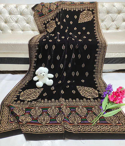 velvet shawl pakistani