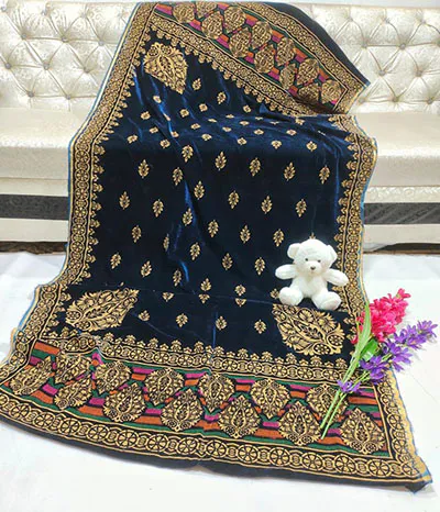 velvet shawl pakistani