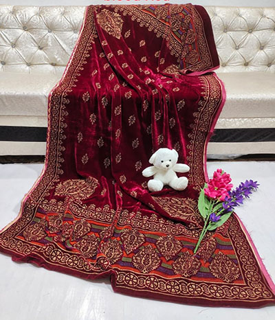 velvet shawl pakistani