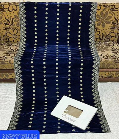 winter velvet shawls online - Image 2