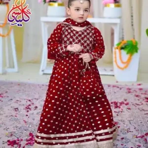 kids lace maxi dress